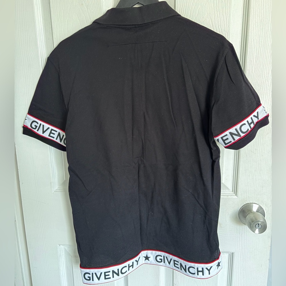 Authentic Men's Givenchy Black Polo with Logo Accents M - Picture 4 of 5